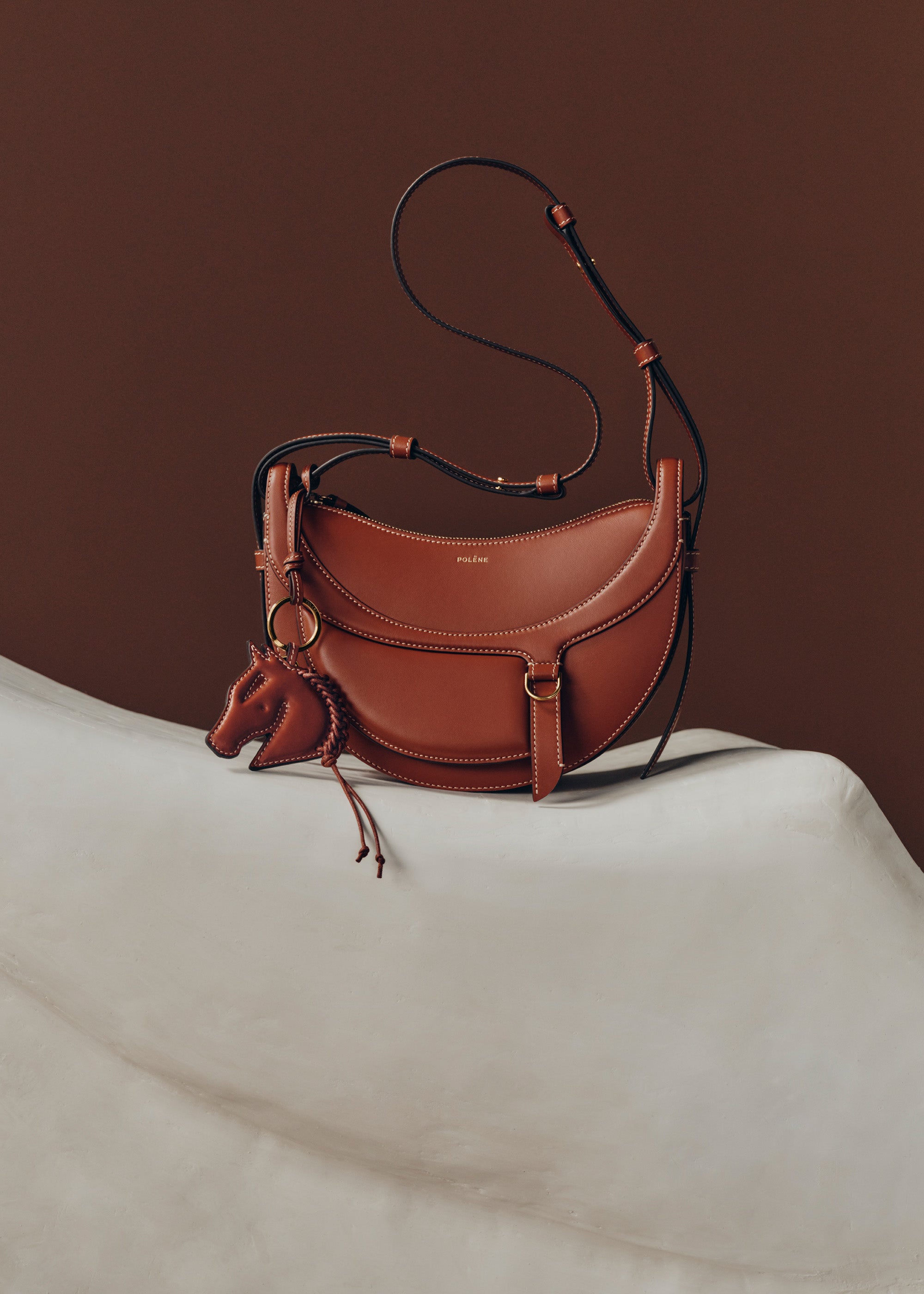 Polène I Bag - Numéro Dix - Galop Cognac – Polène DK