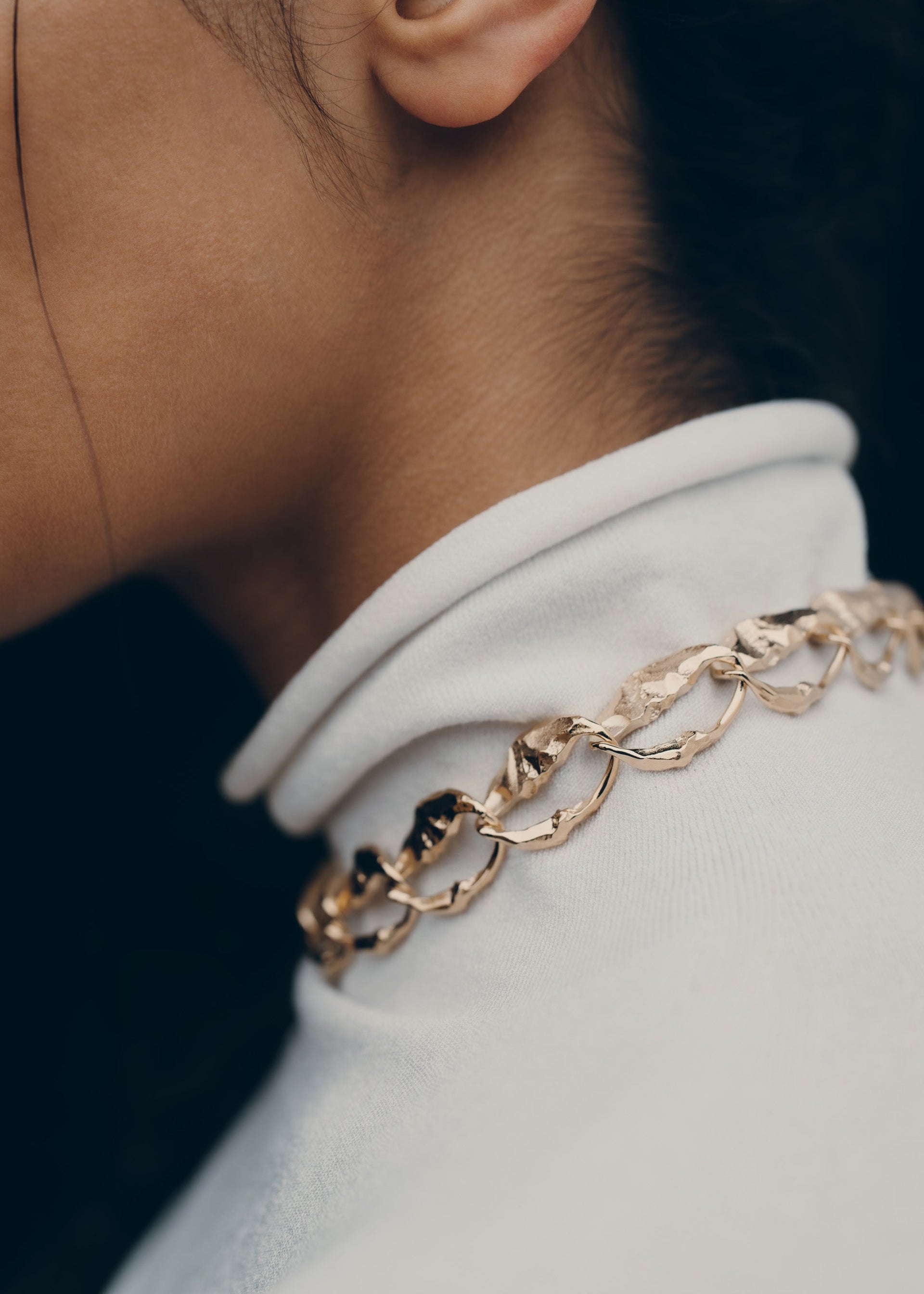 Eroz-kæde - forgyldt med 24 karat guld