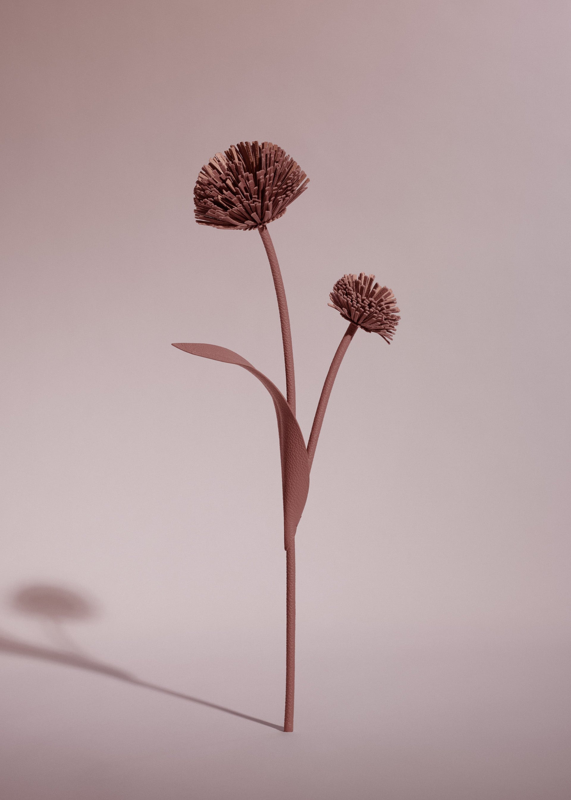 Tul-blomst - Duo Blush Kornet