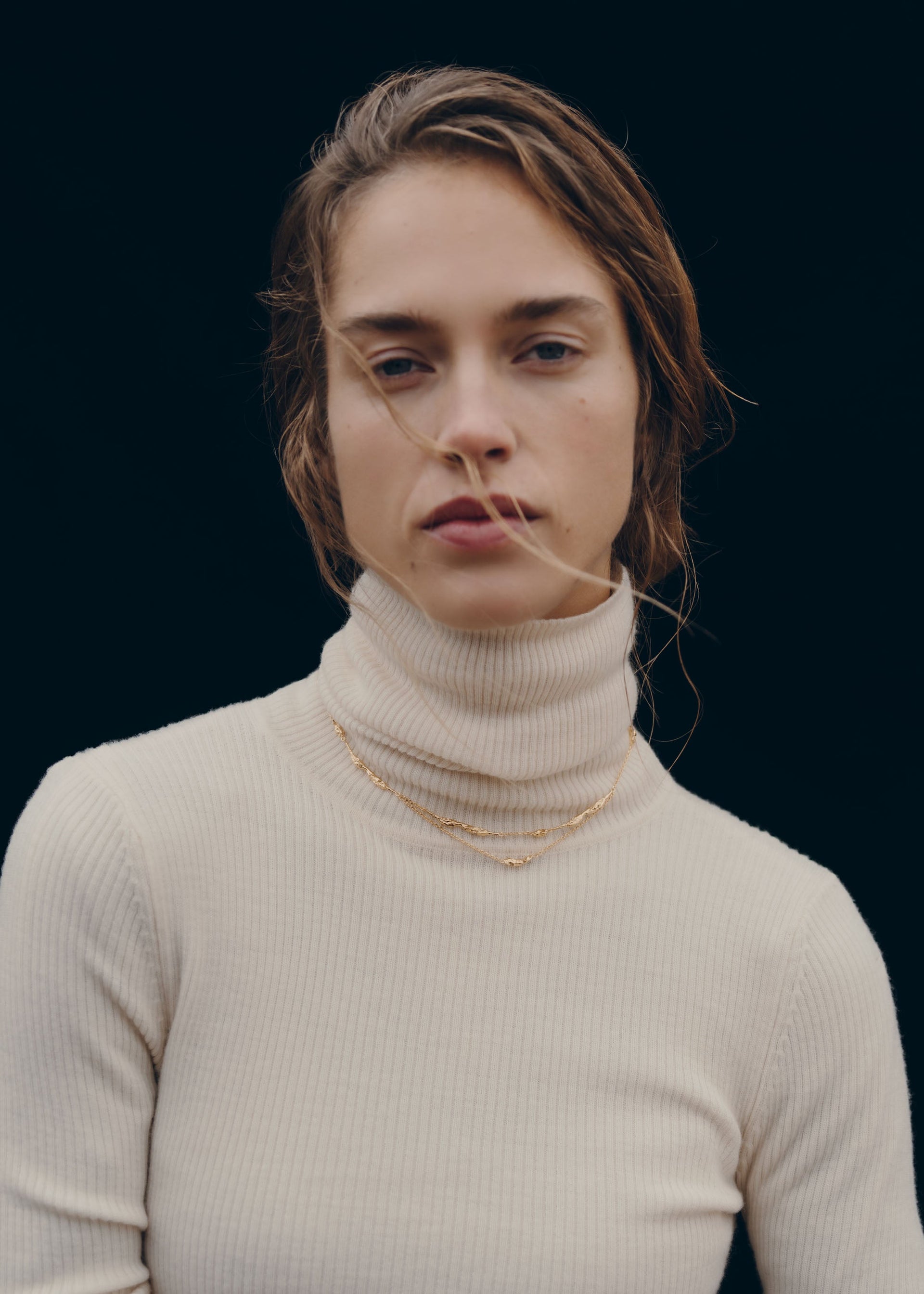 Dobbelt Eroz-kæde - forgyldt med 24 karat guld