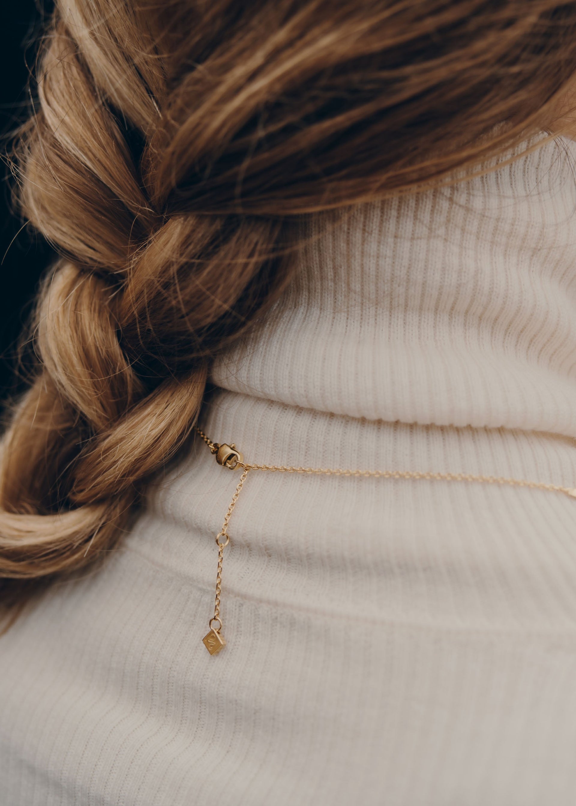 Dobbelt Eroz-kæde - forgyldt med 24 karat guld