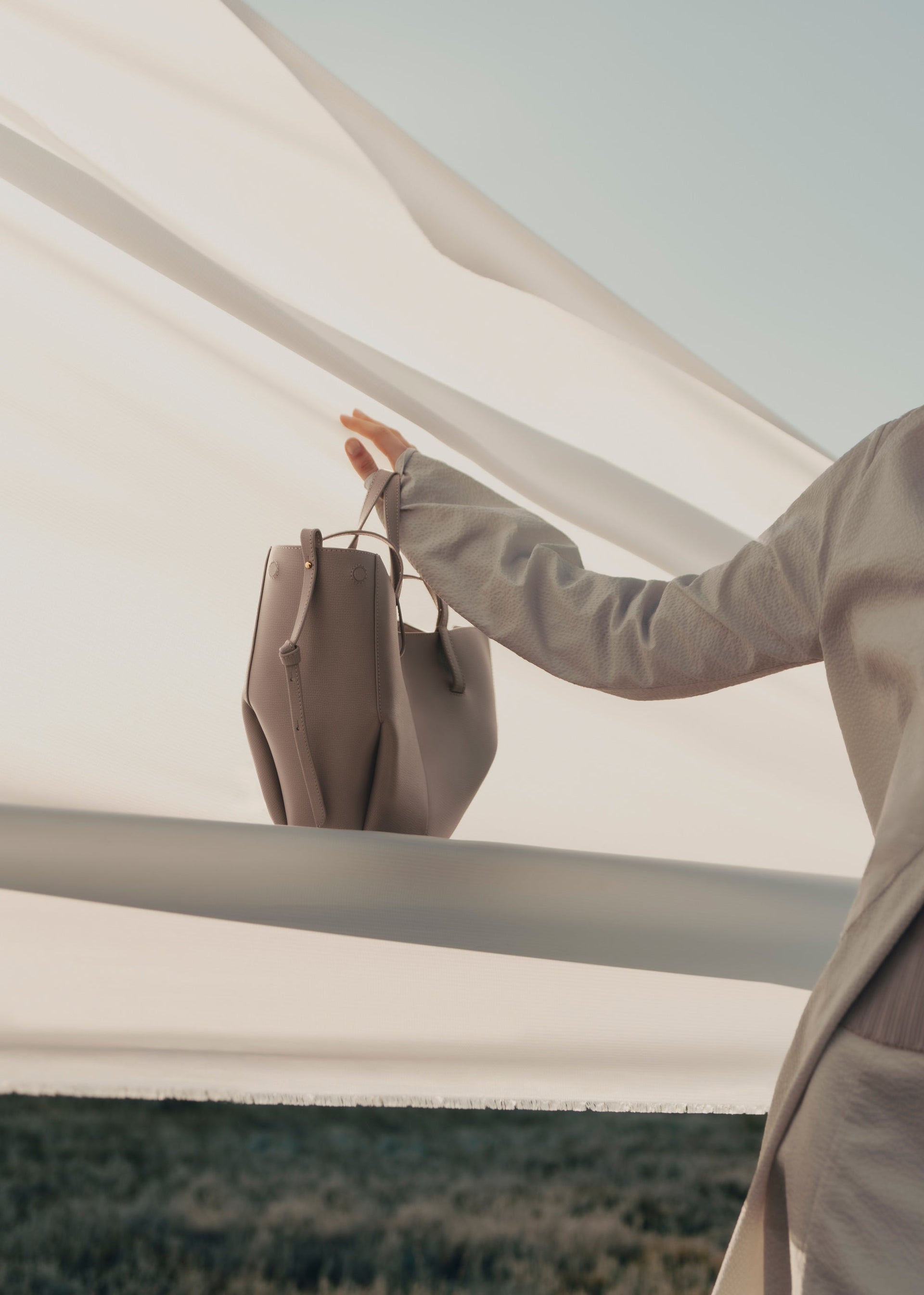 Cyme Mini - Gråbrun Kornet