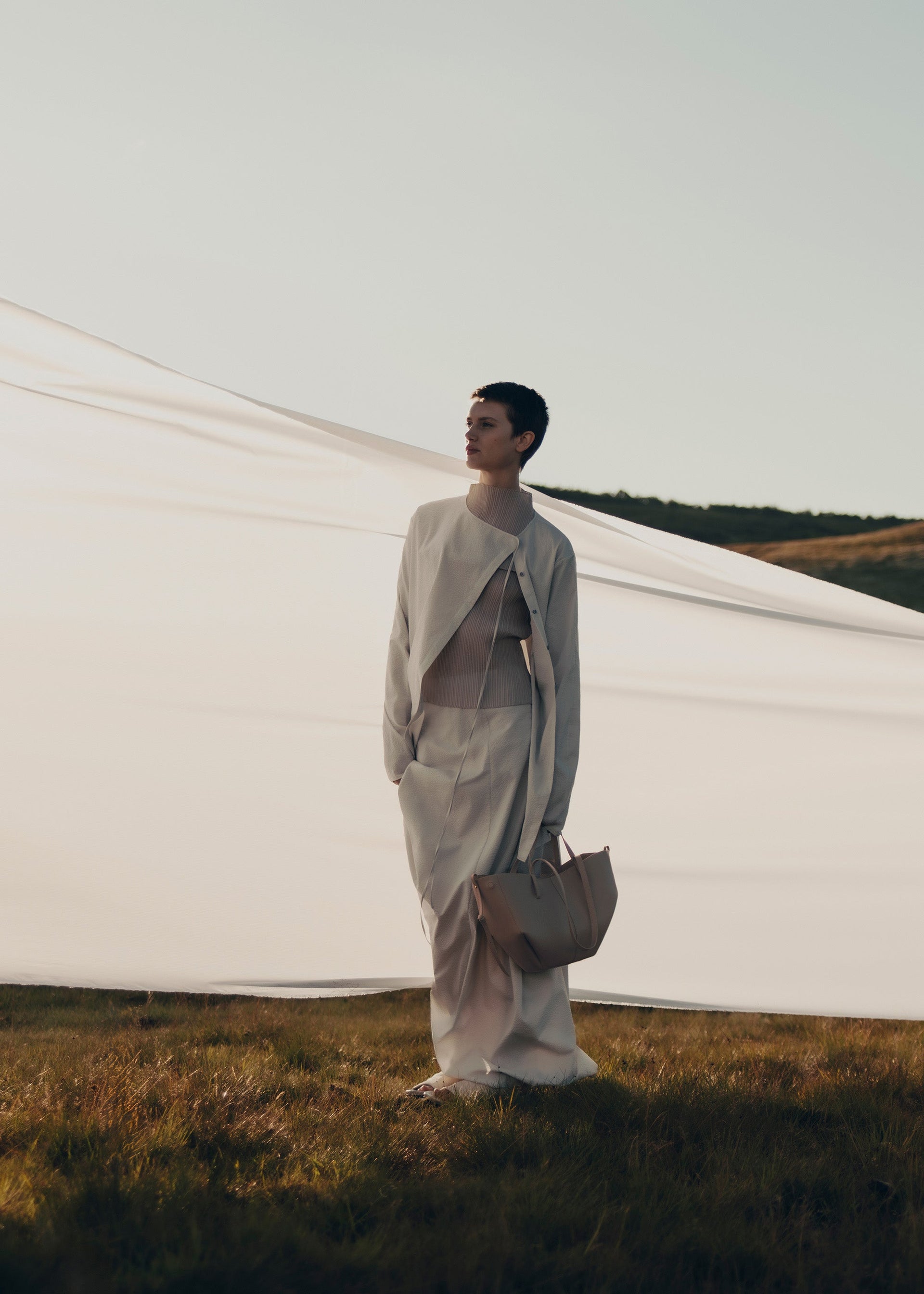 Cyme Mini - Gråbrun Kornet