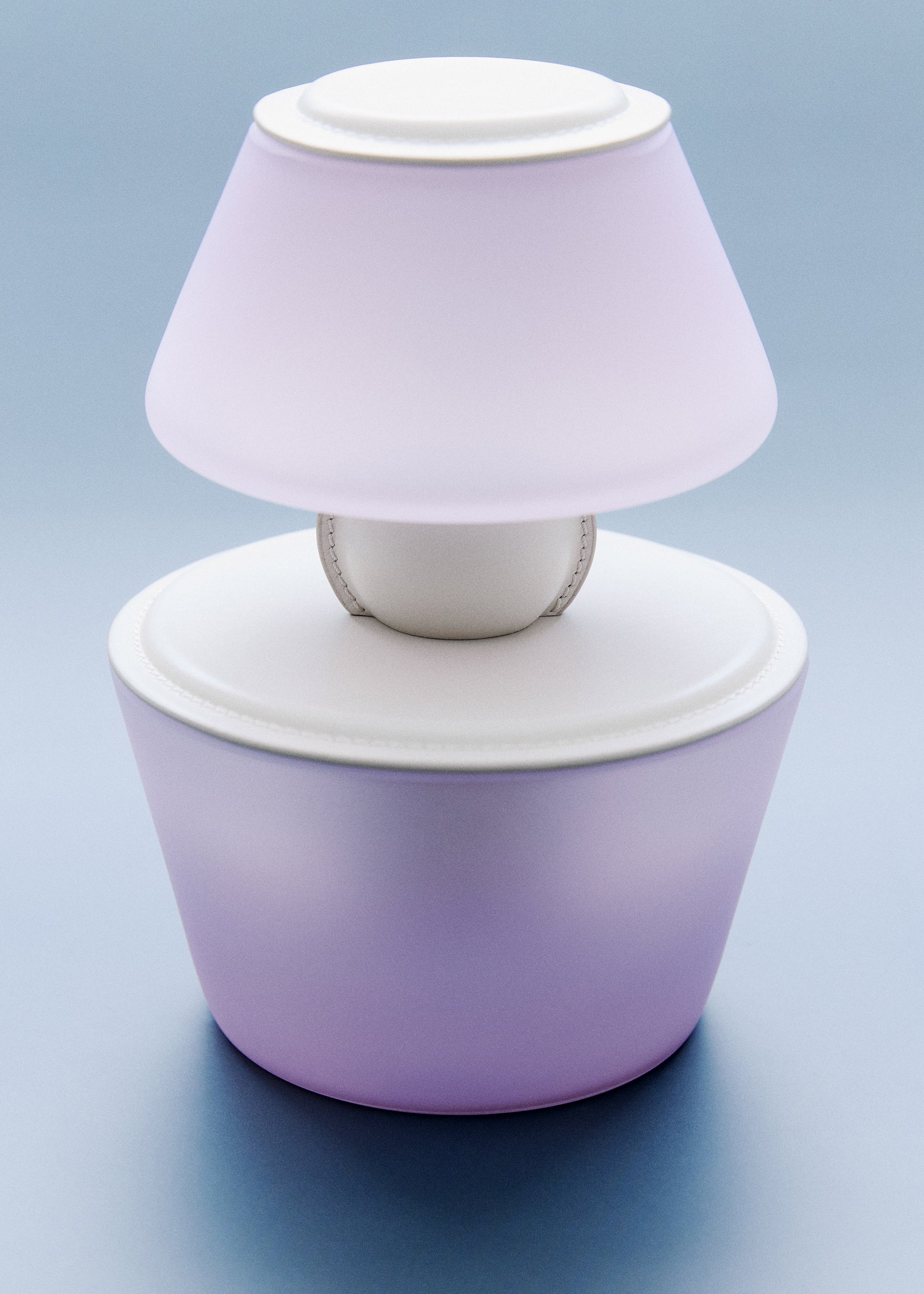 Uzlo-skulptur - Frost Lavendel