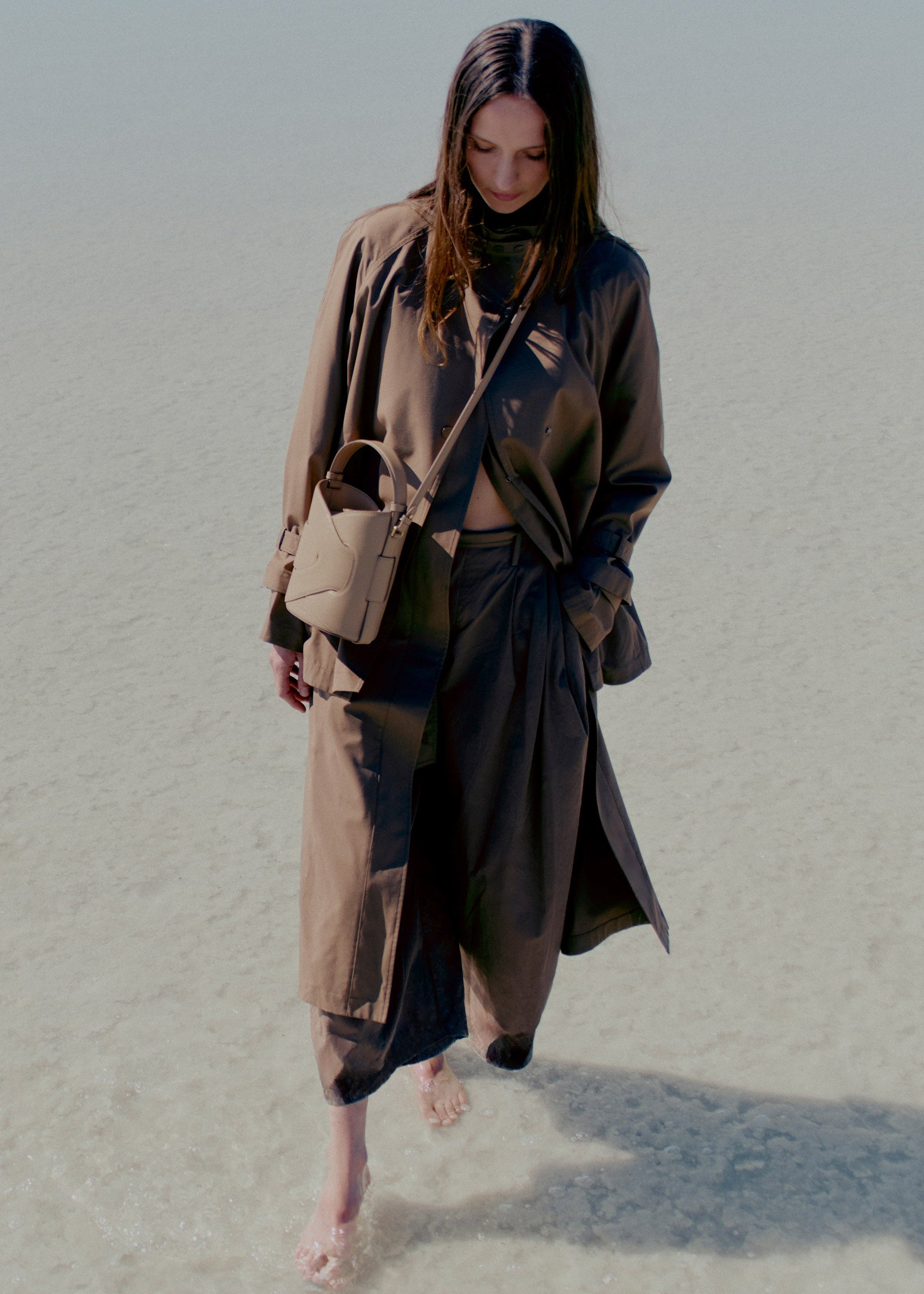 Nodde Seau - Gråbrun Glat