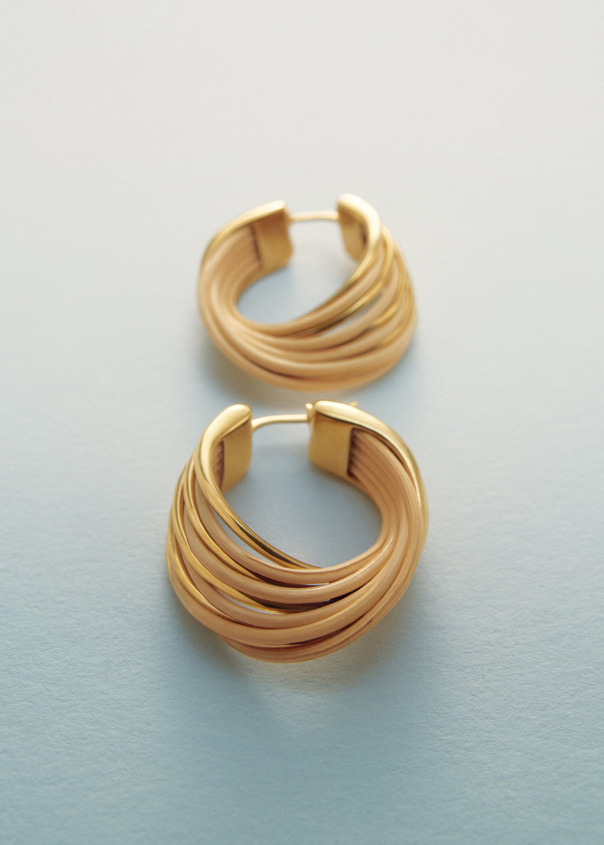 Rozo Hoops - Rattan