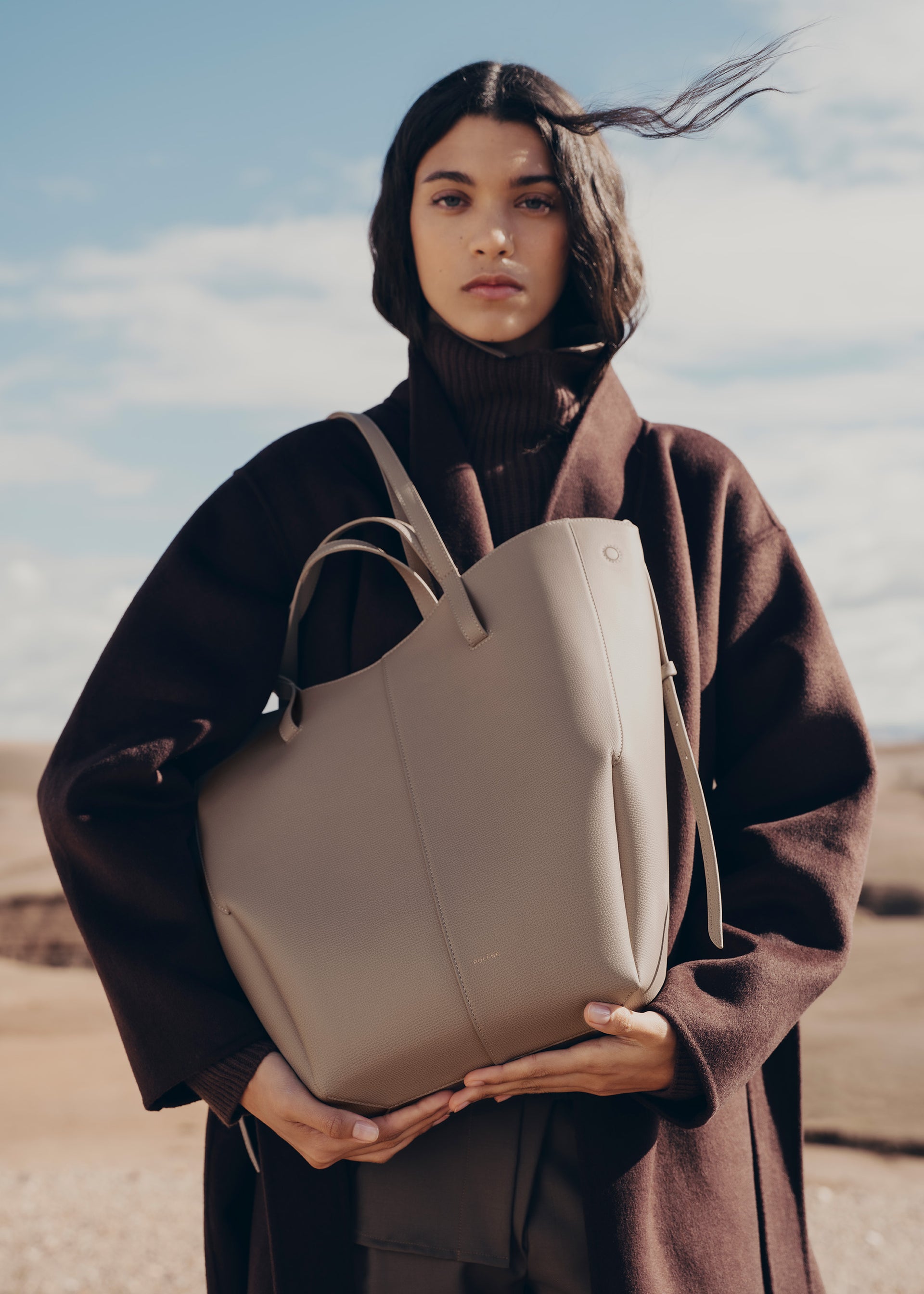 Cyme Tote - Taupe Kornet