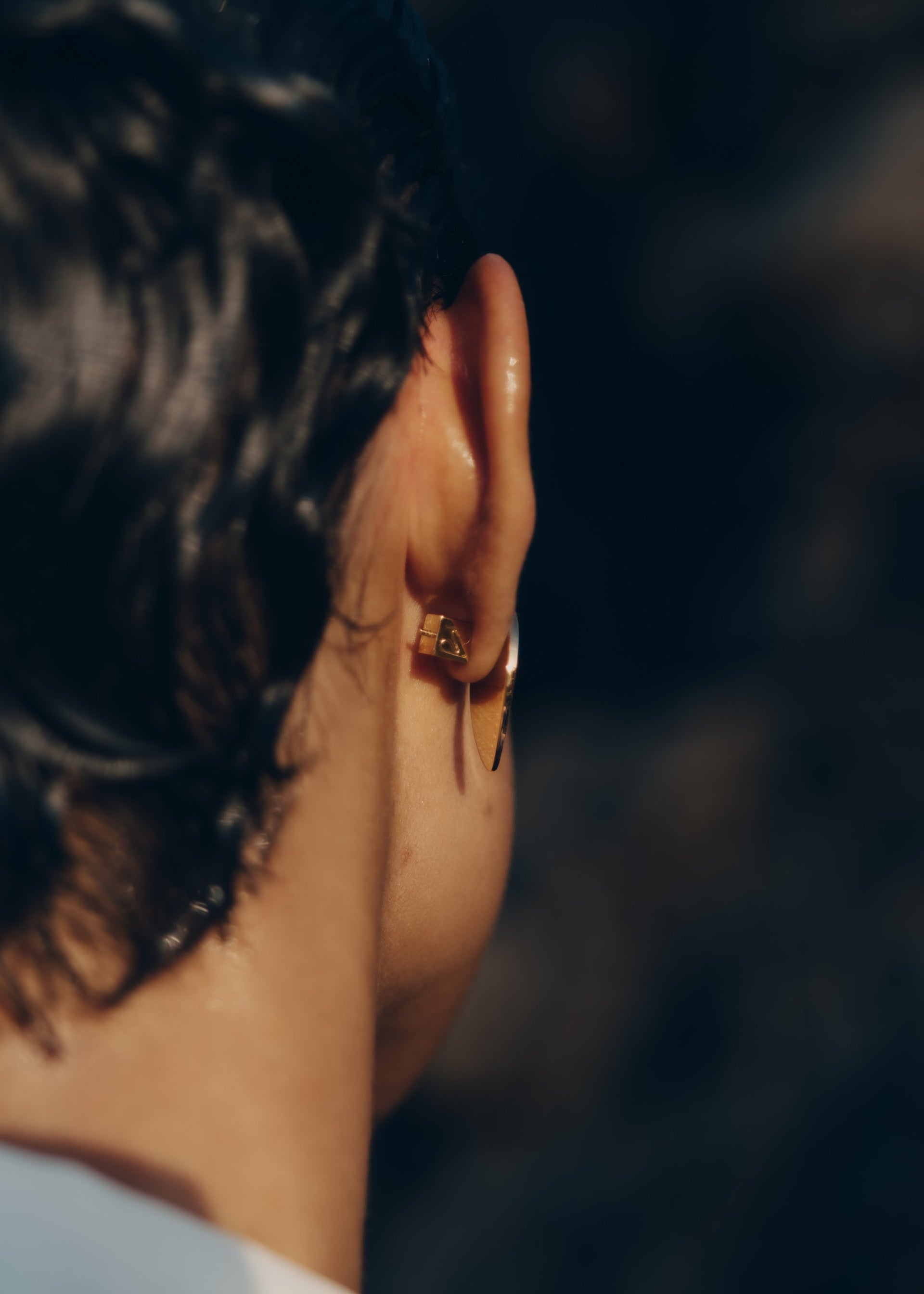 Naé-ørestikker - Røget glas