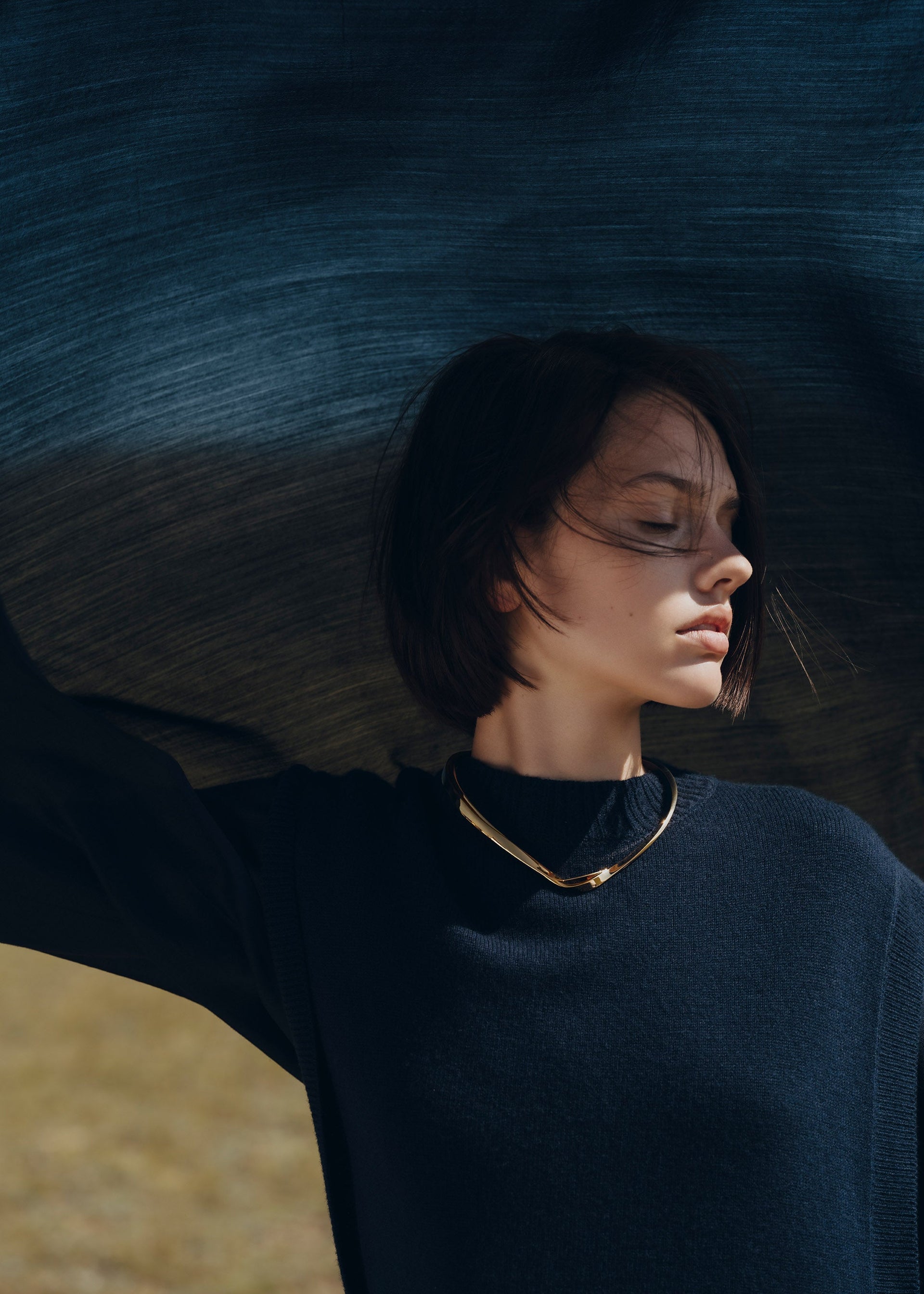 Éole-halsring - forgyldt med 24 karat guld