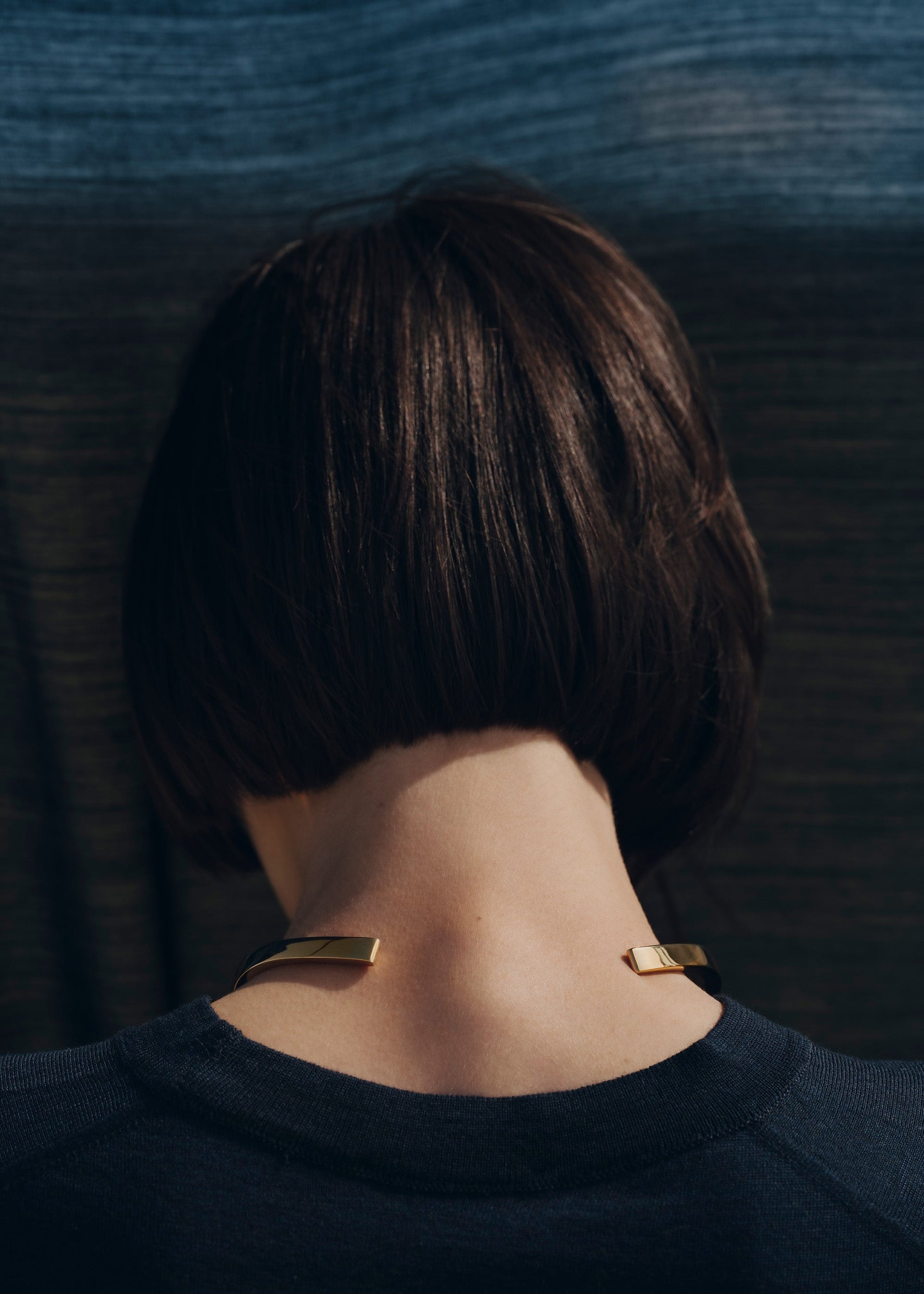 Éole-halsring - forgyldt med 24 karat guld