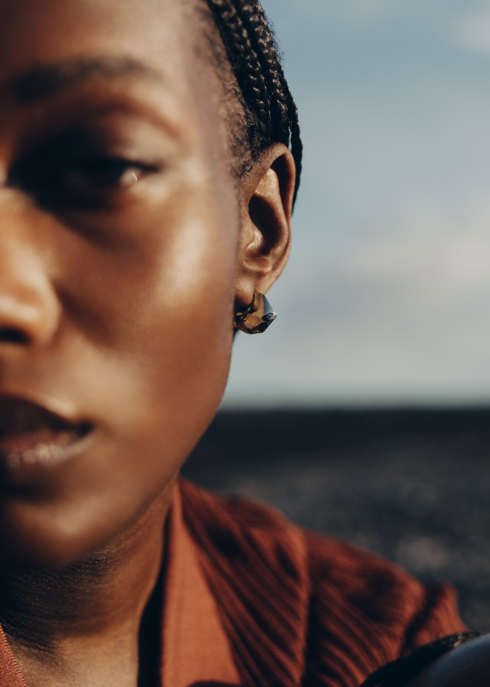 Eroz-ørestikker​ - duo palladium og 24 karat guldbelægning​