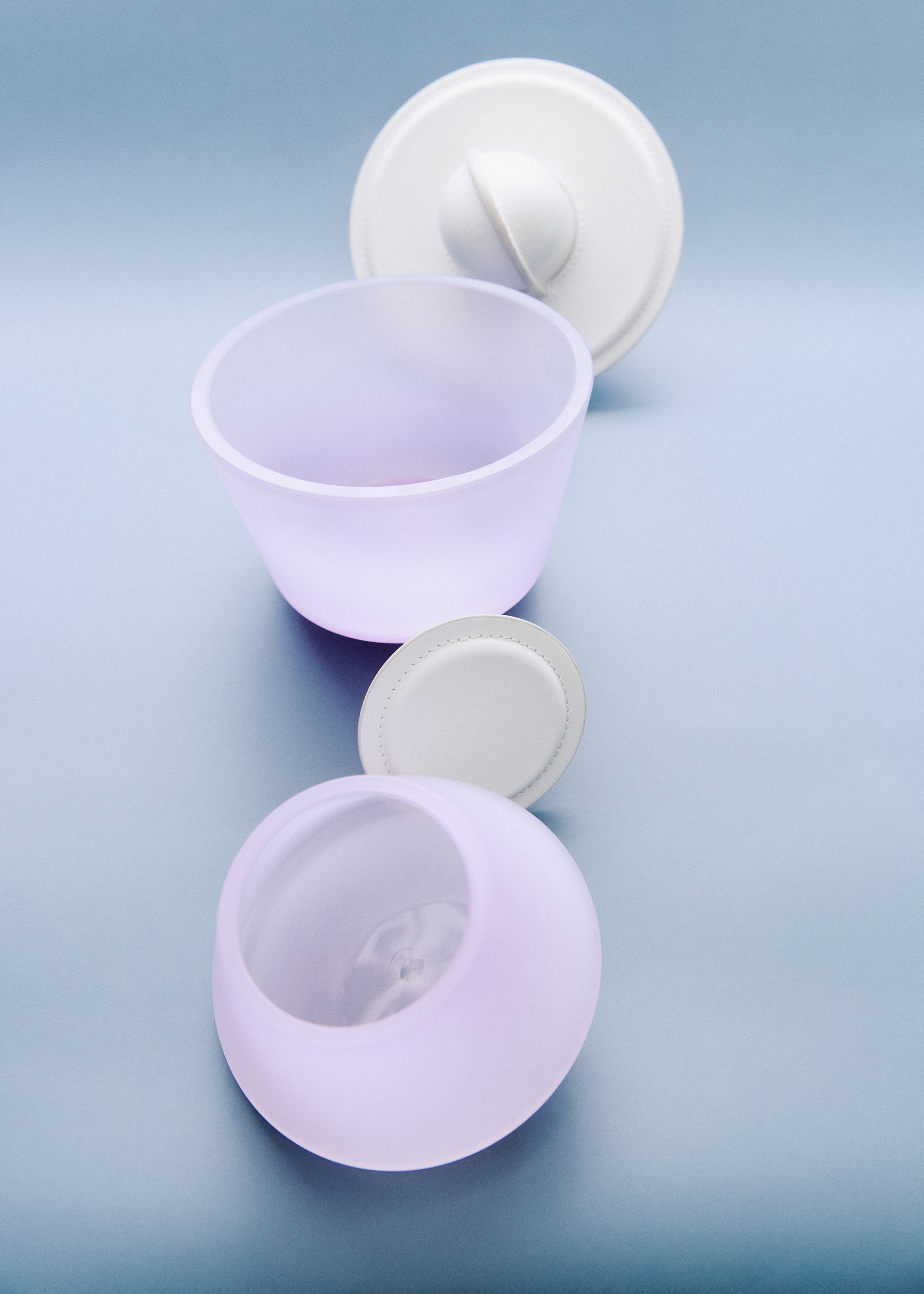 Uzlo-skulptur - Frost Lavendel