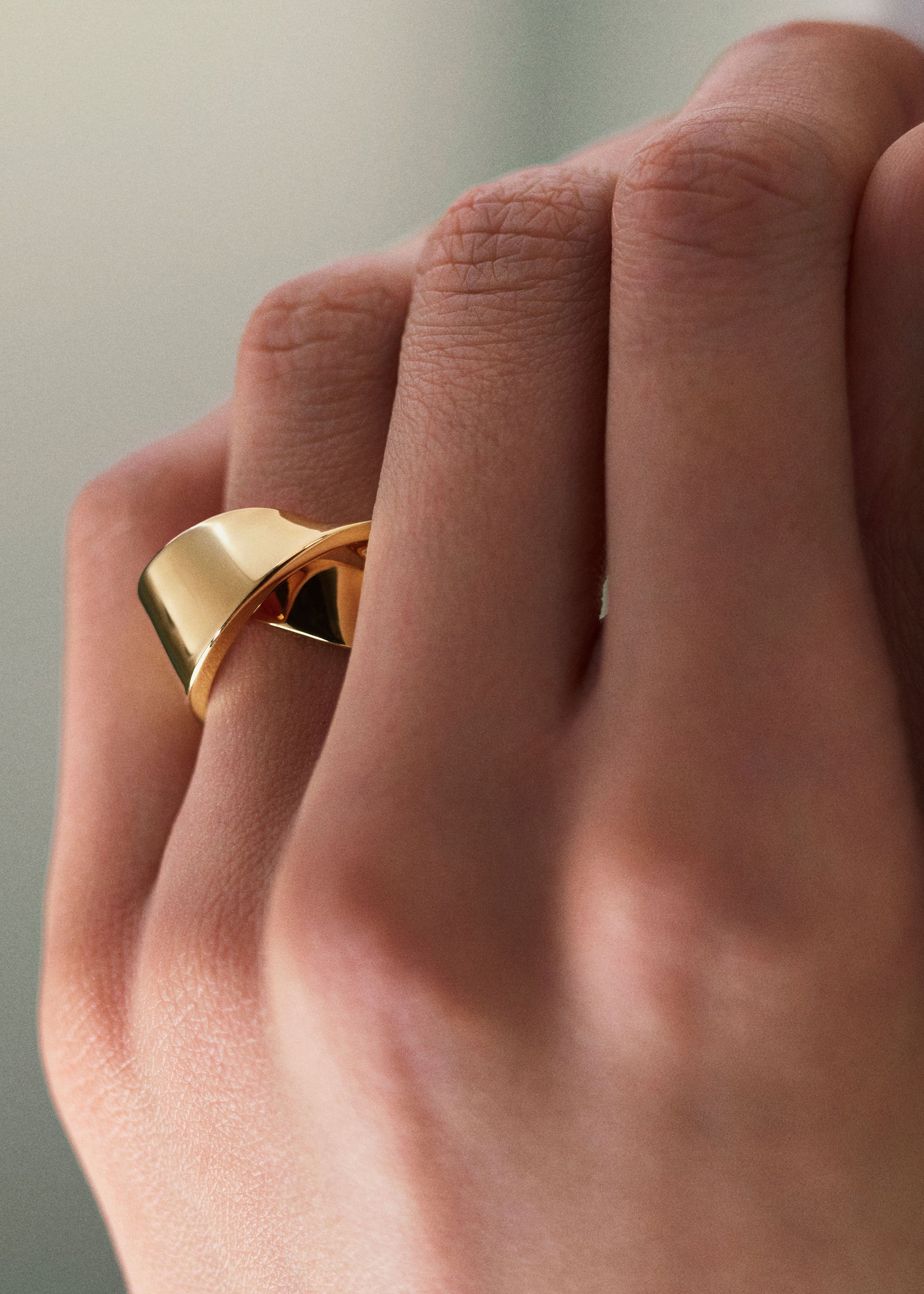Éole Snoet Ring - Forgyldt med 24 karat guld