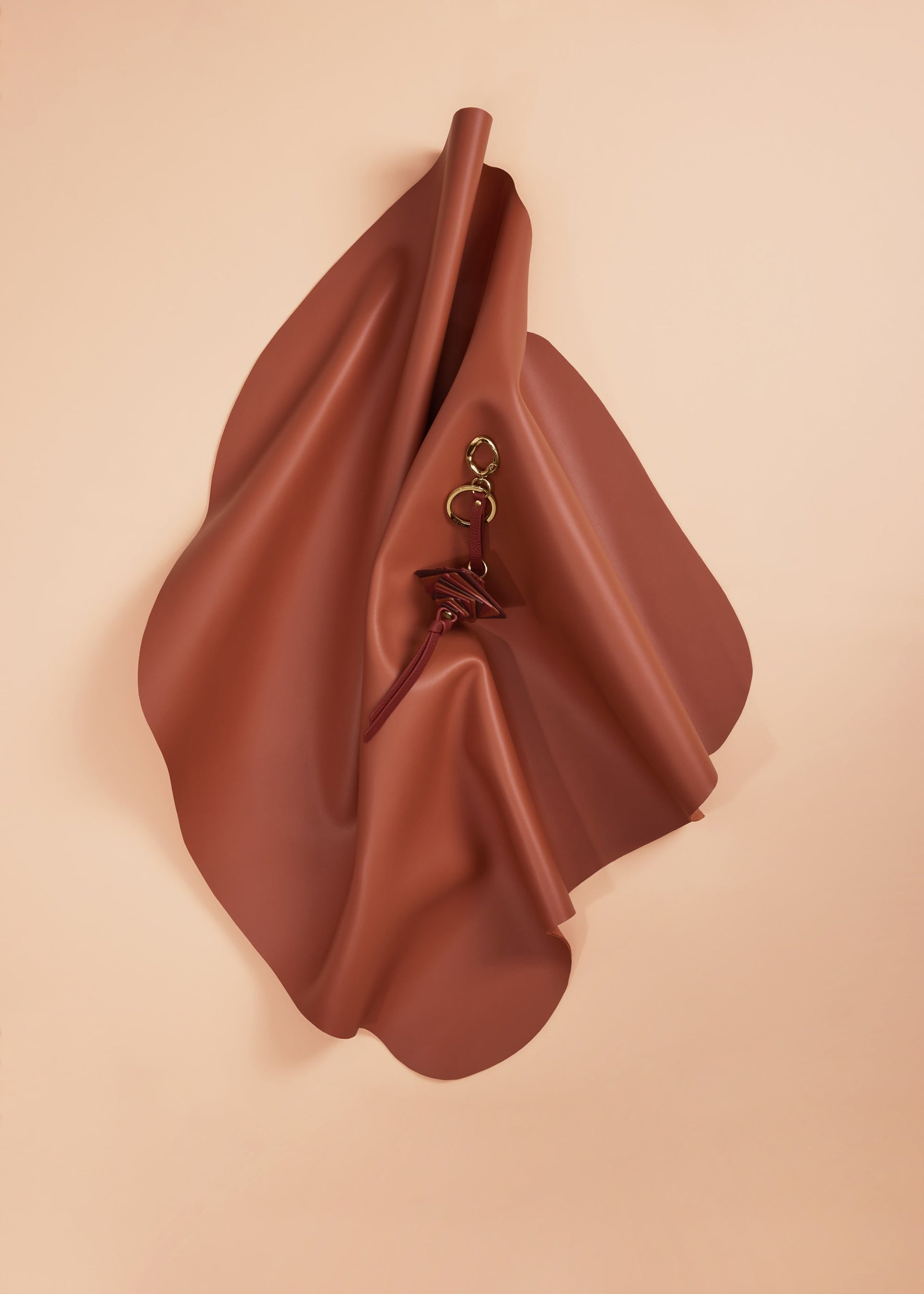 Scala Keyring - Trio Burgundy