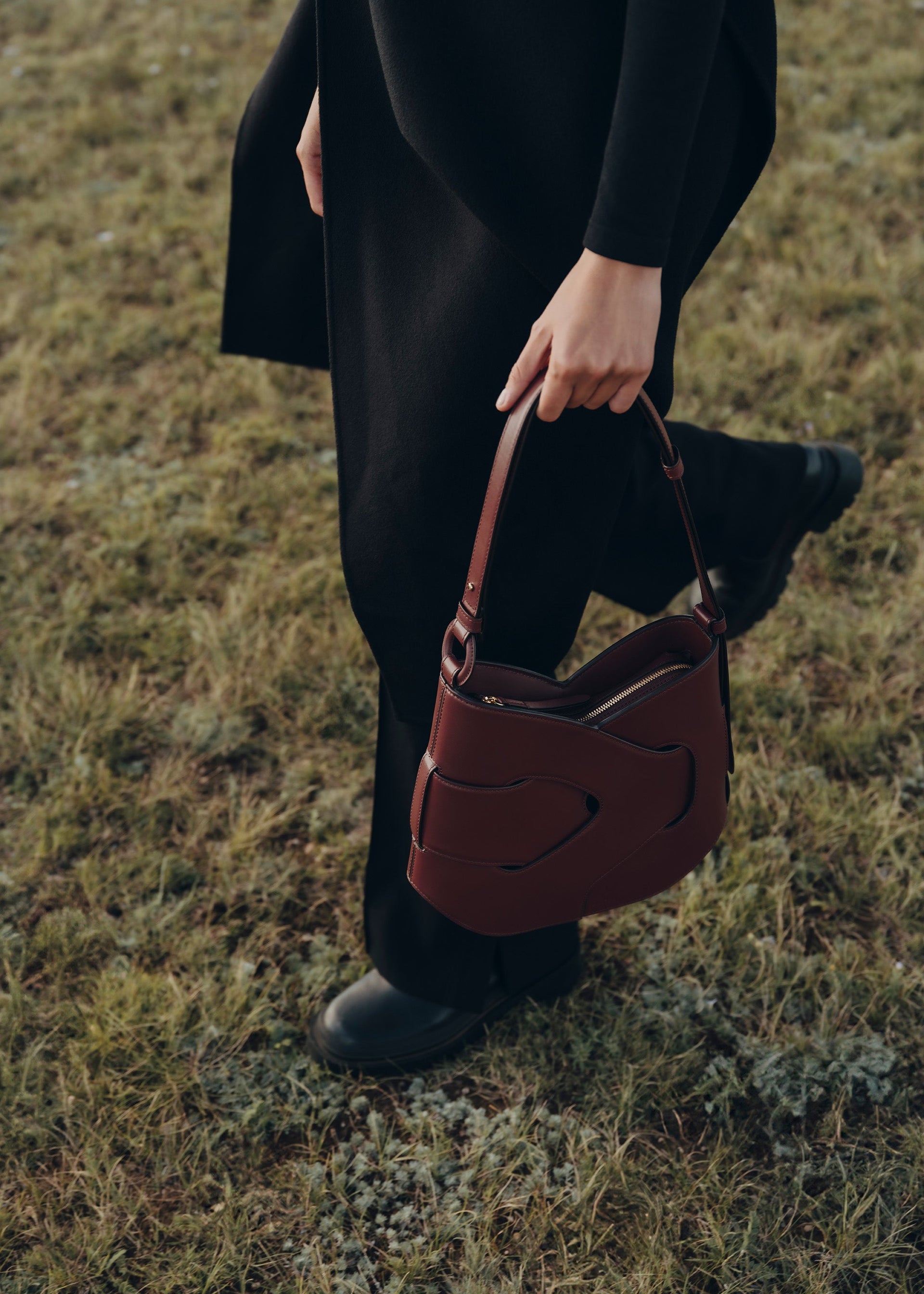 Nodde Hobo - Sort kirsebær Glat