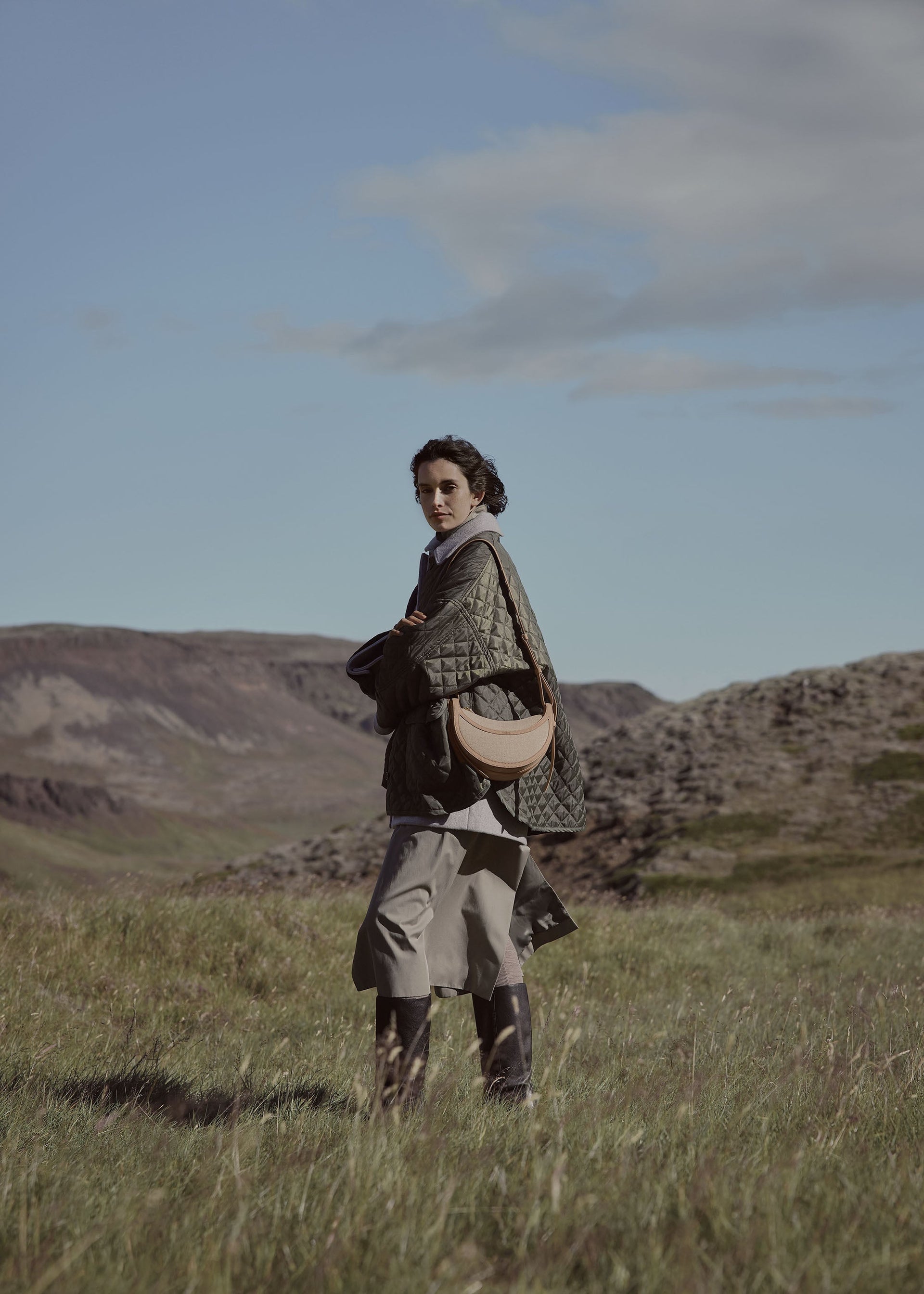 Numéro Dix - Vævet Duo Gråbrun