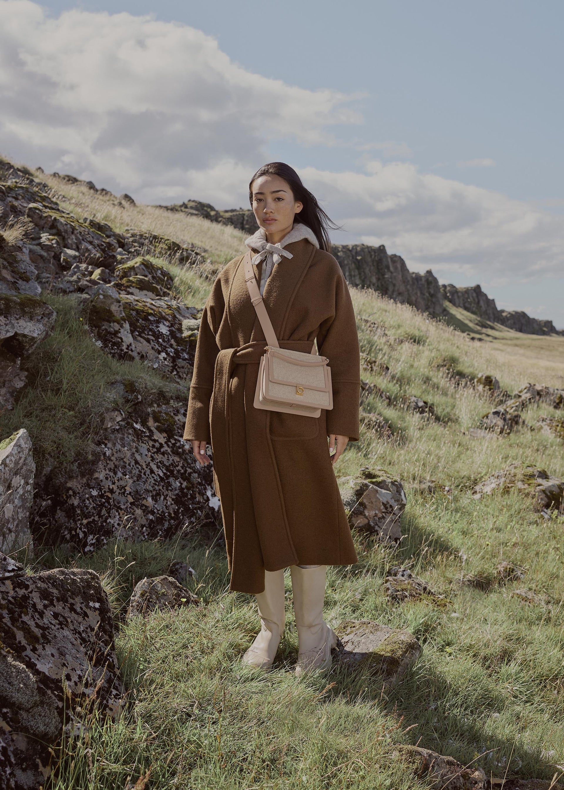 Numéro Sept - Vævet Duo Gråbrun