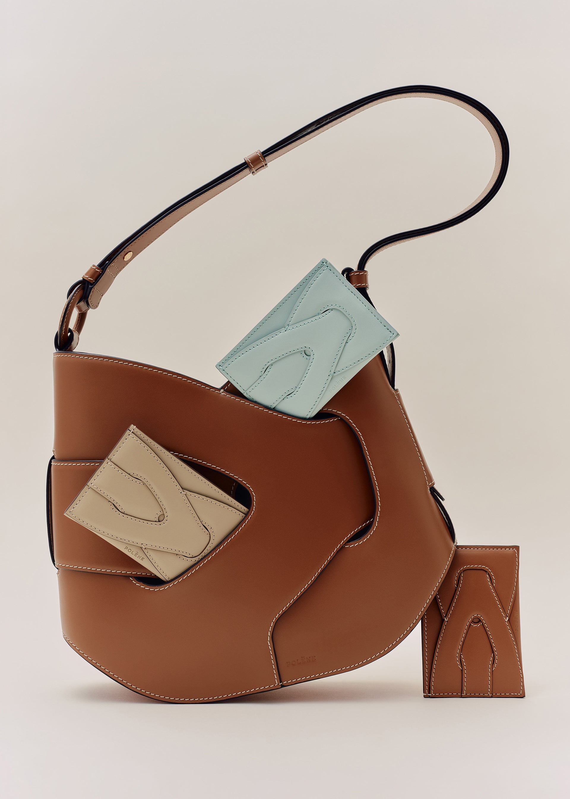 Nodde-kortholder - Cognac