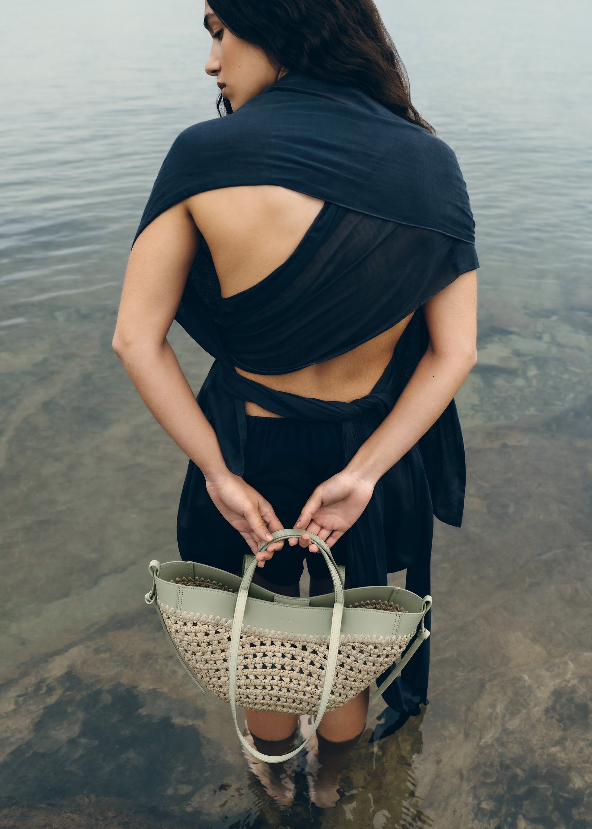 Cyme Mini - Raffia Laurbær