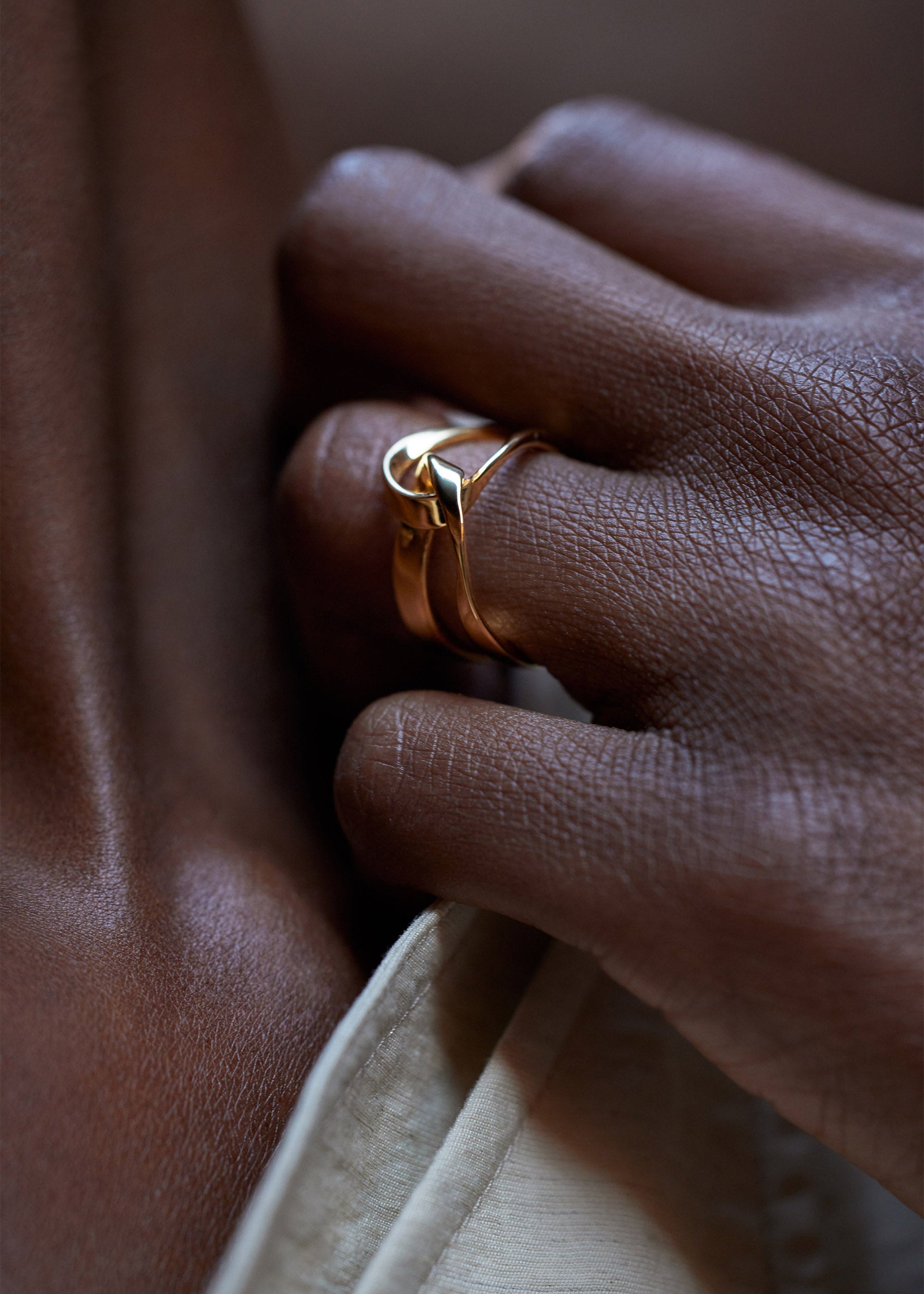 Éole-ring​ - forgyldt med 24 karat guld