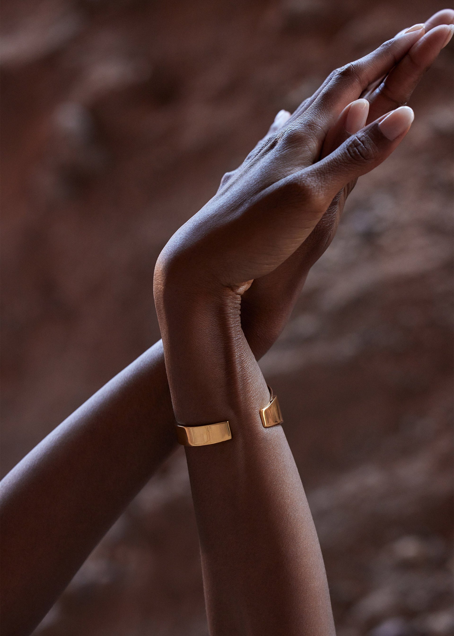 Éole-manchetarmbånd​ - forgyldt med 24 karat guld