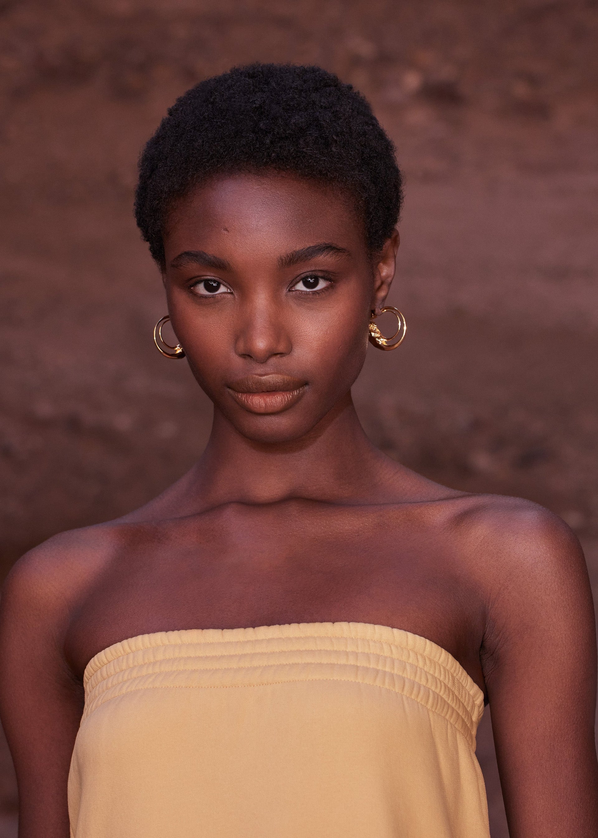 Eroz-hoops​ - forgyldt med 24 karat guld