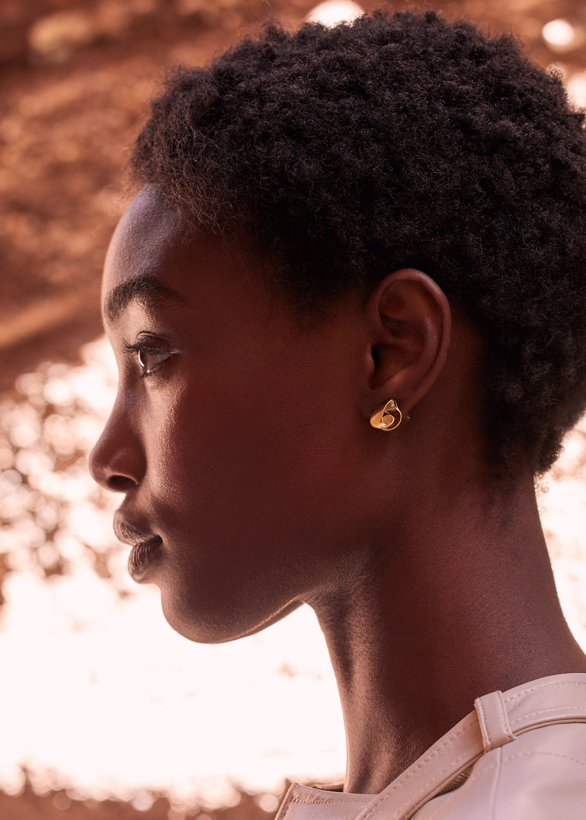 Éole-ørestikker - forgyldt med 24 karat guld​