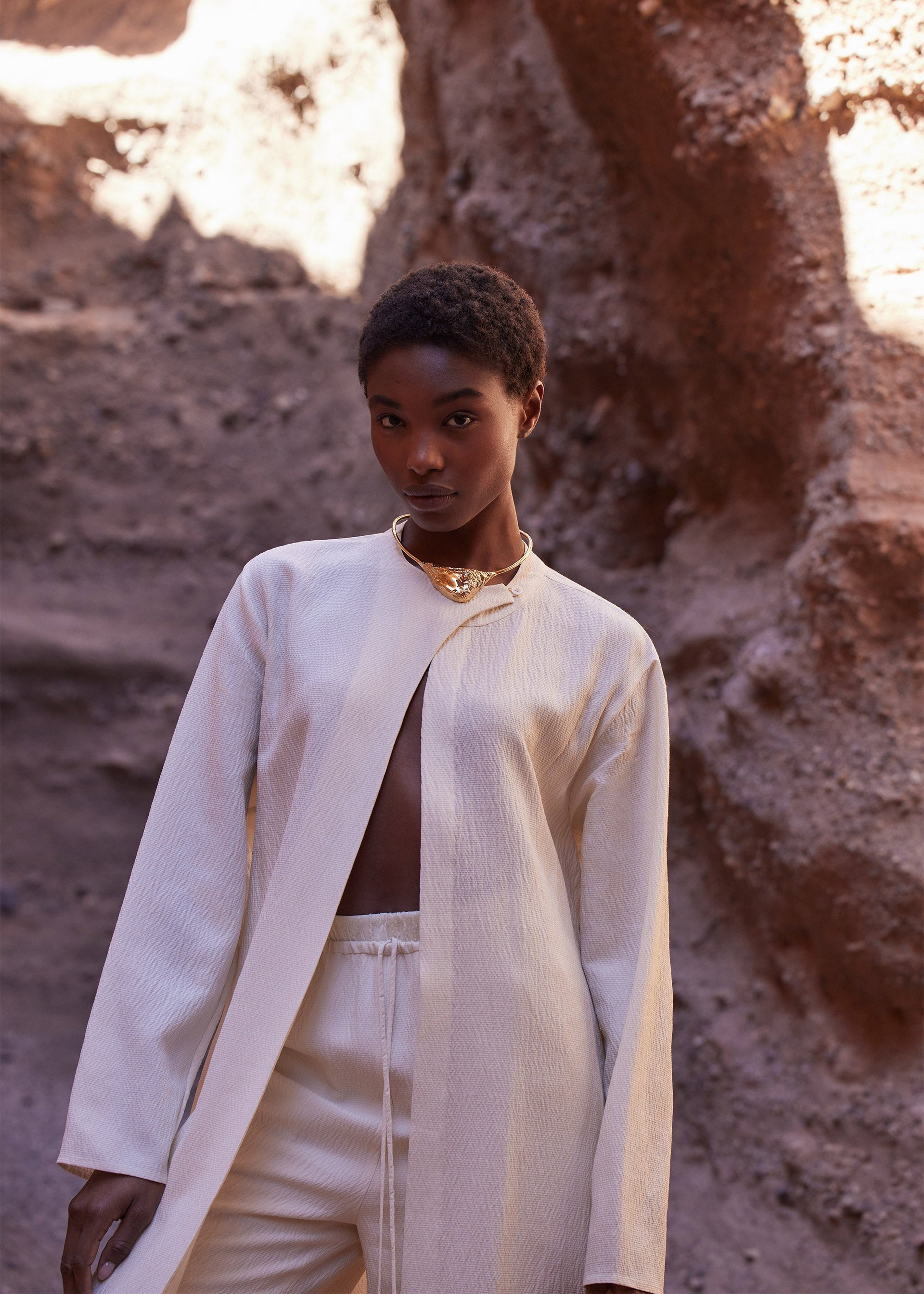 Eroz-halssmykke - forgyldt med 24 karat guld