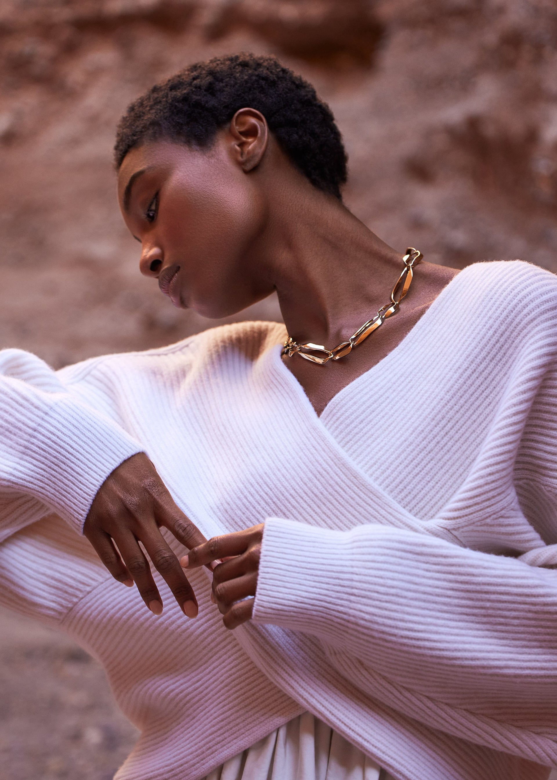 Éole-kæde​ - forgyldt med 24 karat guld