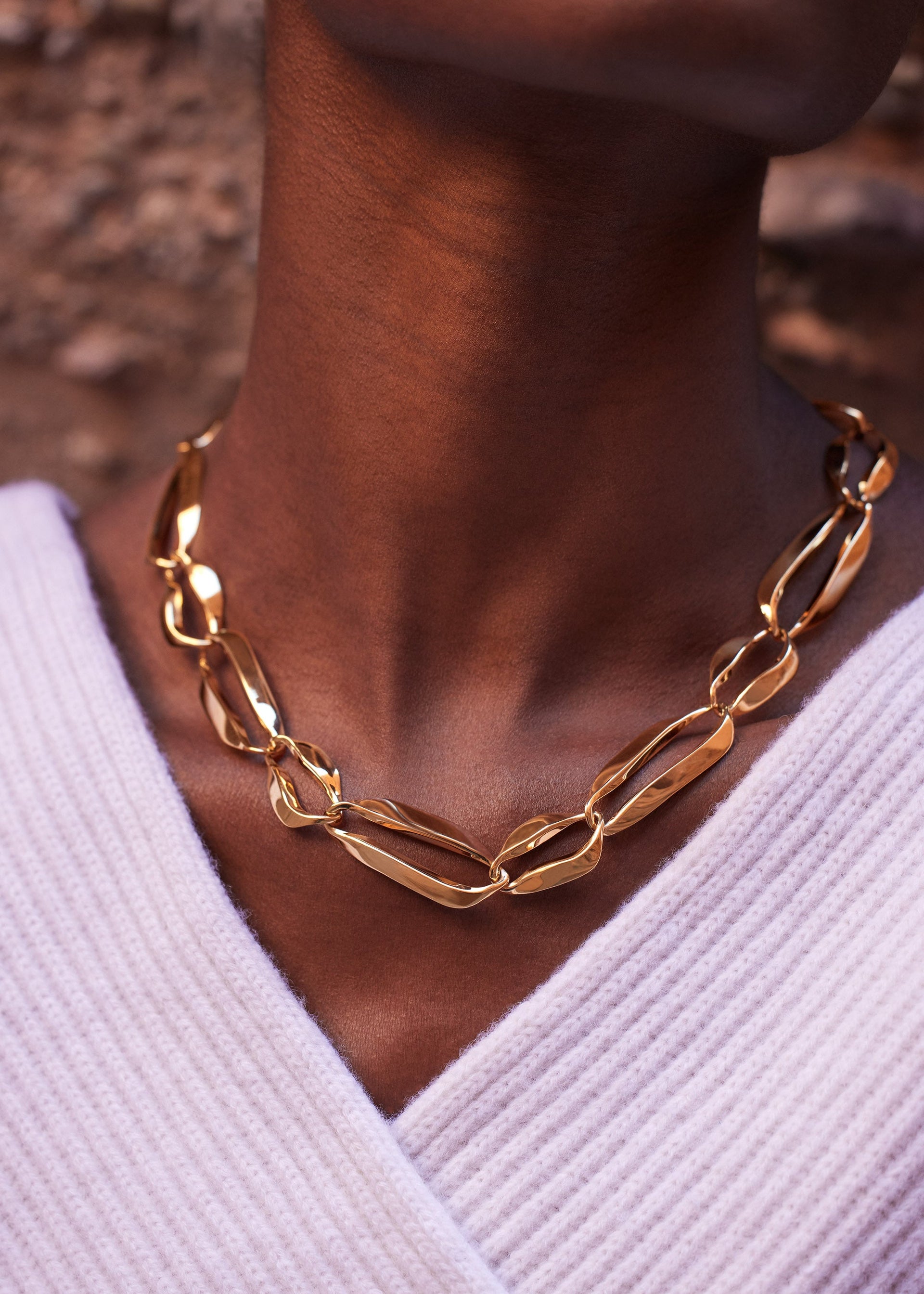 Éole-kæde​ - forgyldt med 24 karat guld