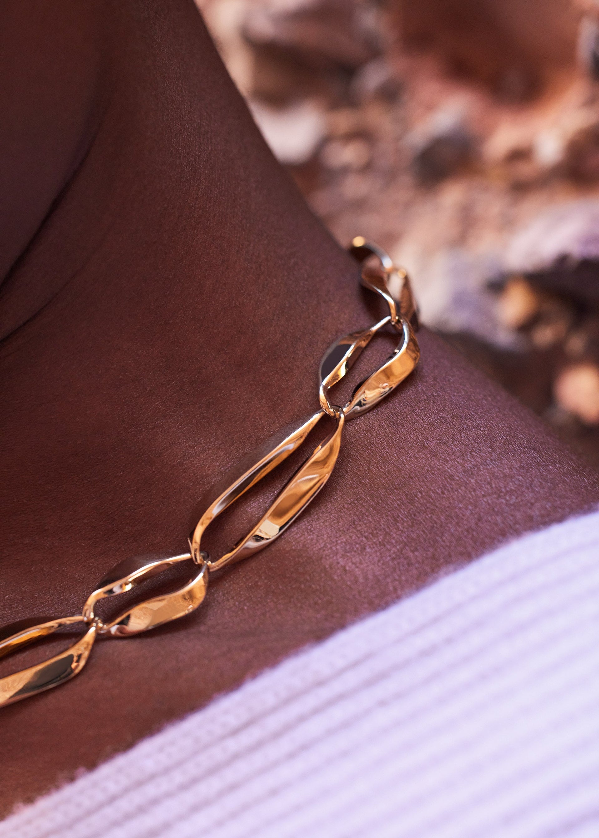 Éole-kæde​ - forgyldt med 24 karat guld